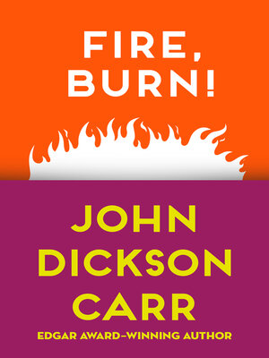 cover image of Fire, Burn!